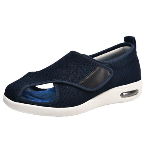 VEACAM Diabetiker Schuhe Herren Damen Extra Breite Arthritis Orthopädische Ödeme Hausschuhe Atmungsaktiv Verstellbarer Slip On Wanderschuhe Ältere,Blau,40 EU VEACAM Diabetiker Schuhe Herren Damen Extra Breite Arthritis Orthopädische Ödeme Hausschuhe Atmungsaktiv Verstellbarer Slip On Wanderschuhe Ältere,Blau,40 EU von VEACAM