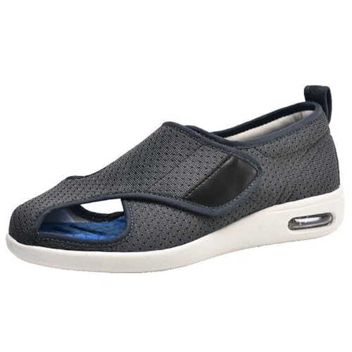 VEACAM Diabetiker Schuhe Herren Damen Extra Breite Arthritis Orthopädische Ödeme Hausschuhe Atmungsaktiv Verstellbarer Slip On Wanderschuhe Ältere,Grau,45 EU VEACAM Diabetiker Schuhe Herren Damen Extra Breite Arthritis Orthopädische Ödeme Hausschuhe Atmungsaktiv Verstellbarer Slip On Wanderschuhe Ältere,Grau,45 EU von VEACAM