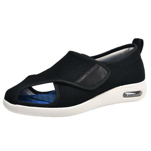 VEACAM Diabetiker Schuhe Herren Damen Extra Breite Arthritis Orthopädische Ödeme Hausschuhe Atmungsaktiv Verstellbarer Slip On Wanderschuhe Ältere,Schwarz,40 EU VEACAM Diabetiker Schuhe Herren Damen Extra Breite Arthritis Orthopädische Ödeme Hausschuhe Atmungsaktiv Verstellbarer Slip On Wanderschuhe Ältere,Schwarz,40 EU von VEACAM