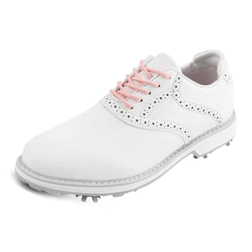 VEACAM Frauen Golfschuhe Weibliche Outdoor-Wanderschuhe Für Golfer Bequeme Spikes Training Turnschuhe,Natural,38 EU VEACAM Frauen Golfschuhe Weibliche Outdoor-Wanderschuhe Für Golfer Bequeme Spikes Training Turnschuhe,Natural,38 EU von VEACAM