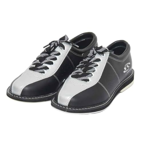 VEACAM Herren Frauen Große Größe Indoor Bowls Schuhe, Bowling Trainer Schnürung Dämpfung Sportschuhe,Silber,34 EU VEACAM Herren Frauen Große Größe Indoor Bowls Schuhe, Bowling Trainer Schnürung Dämpfung Sportschuhe,Silber,34 EU von VEACAM