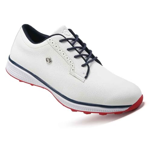 VEACAM Männer Golfschuhe Outdoor Leder Casual Sipkeless wasserdichte Walking Sport Turnschuhe Für Männliche Golfer,Rot,44 EU VEACAM Männer Golfschuhe Outdoor Leder Casual Sipkeless wasserdichte Walking Sport Turnschuhe Für Männliche Golfer,Rot,44 EU von VEACAM