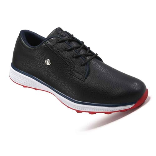VEACAM Männer Golfschuhe Outdoor Leder Casual Sipkeless wasserdichte Walking Sport Turnschuhe Für Männliche Golfer,Schwarz,47 EU VEACAM Männer Golfschuhe Outdoor Leder Casual Sipkeless wasserdichte Walking Sport Turnschuhe Für Männliche Golfer,Schwarz,47 EU von VEACAM