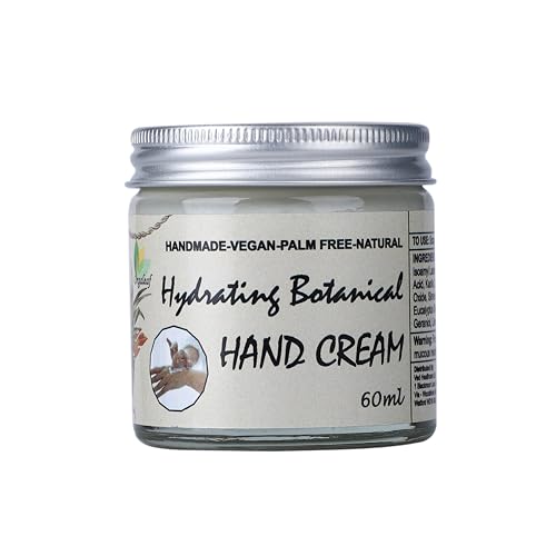 Orgaleaf Handcreme, feuchtigkeitsspendende botanische Handcreme, vegan, handgemacht, natürlich, 60 ml von Ved