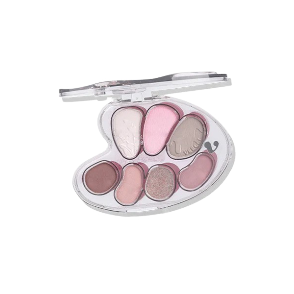 VEECCI - Artist 7-Color Eyeshadow Palette - 6.5g - D01 Gray Pink Rose von VEECCI