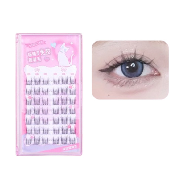 VEECCI - Cat Elf Self-Adhesive False Eyelashes - 42stücke - Thick Cat Elf VEECCI - Cat Elf Self-Adhesive False Eyelashes - 42stücke - Thick Cat Elf von VEECCI