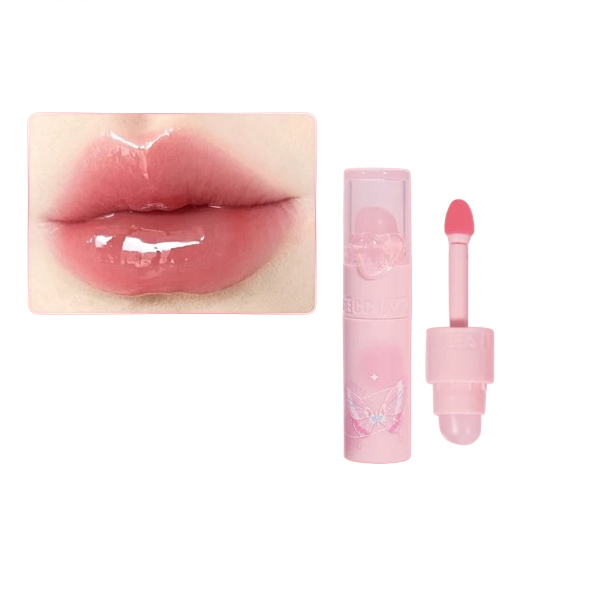 VEECCI - Dual-Ended Clear Watery Lip Gloss - 2g - V01 Guava Sweet Dream von VEECCI