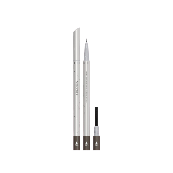 VEECCI - Fine Filaments Liquid Eyeliner - 0.3&0.2ml - X04 Gray Brown von VEECCI