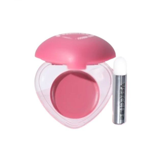 VEECCI - Heart Pudding Lip & Cheek Multi-Use Cream - 5g - L01 Pure Cherry von VEECCI