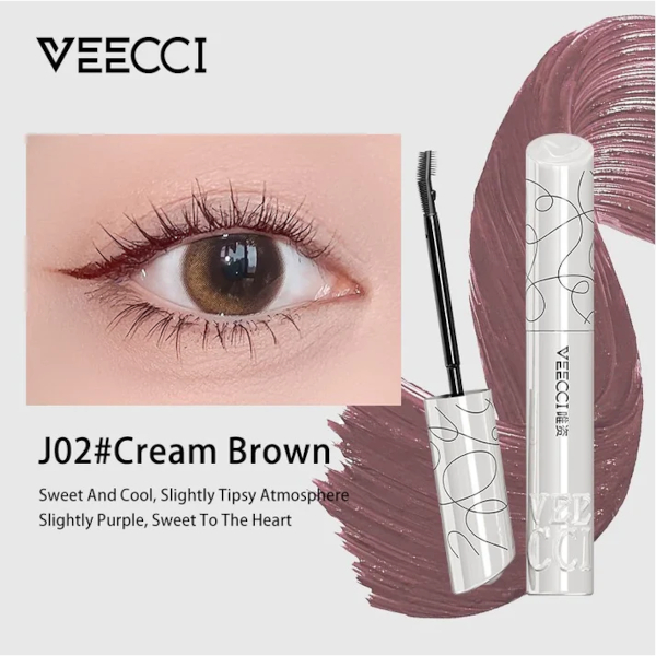 VEECCI - Lightweight Dense Long-Lasting Two-way Mascara - 4.5g - J02 Cream Brown VEECCI - Lightweight Dense Long-Lasting Two-way Mascara - 4.5g - J02 Cream Brown von VEECCI