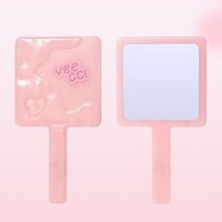 VEECCI - Portable Hand Mirror Pink - 1pc von VEECCI