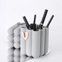 VEECCI - Silicone Makeup Brush Holder - 2 Colors Gray - 1pc VEECCI - Silicone Makeup Brush Holder - 2 Colors Gray - 1pc von VEECCI
