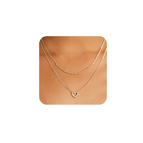 VEEDOFA Goldketten für DamenPflegeleicht mit Goldplattierung Zarter und eleganter Anhänger von VEEDOFA