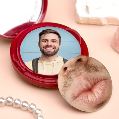 Personalisiert Powder Puff mit Foto - Puderquaste Make Up Schwamm für Foundation - Waschbar Beauty Blender Nass Und Trocken - Personalisierte Geschenke Foto Männer Frauen von VEELU