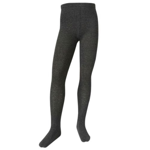 VEGATEKSA Unisex Kinder Thermo Warme Strumpfhose | Thermo-Strumpfhose für Jungen und Mädchen in Soft Plush aus Gekämmter Baumwolle | (DE/NL/SE/PL, Numerisch, 98, 104, Dunkelgrau) von VEGATEKSA