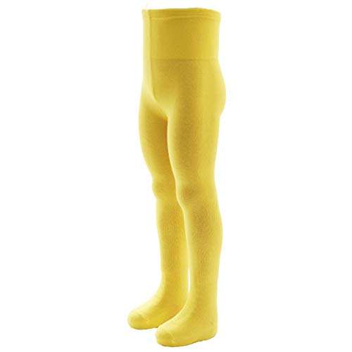 VEGATEKSA Vega Baby Strumpfhose, gekämmte Baumwolle, verstellbare Taille, GELB FRÜHLING (86-92cm) von VEGATEKSA