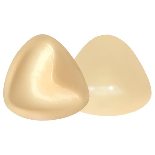 VEGCOO 1 Paar V Form Push Up Einsätze B Cup mit Aufbewahrungsbox Selbstklebende Schwamm Brustpads für Damen Bikini Lingerie Kleider Natürliche Formgebung Wiederverwendbar von VEGCOO