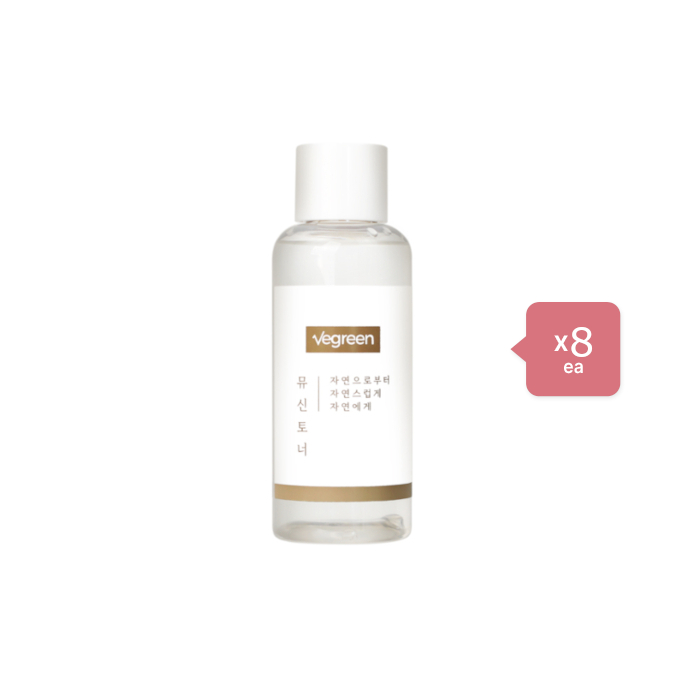VEGREEN - Alcohol-Free Nature Mucin Essence Toner - 150ml (8ea) Set von VEGREEN