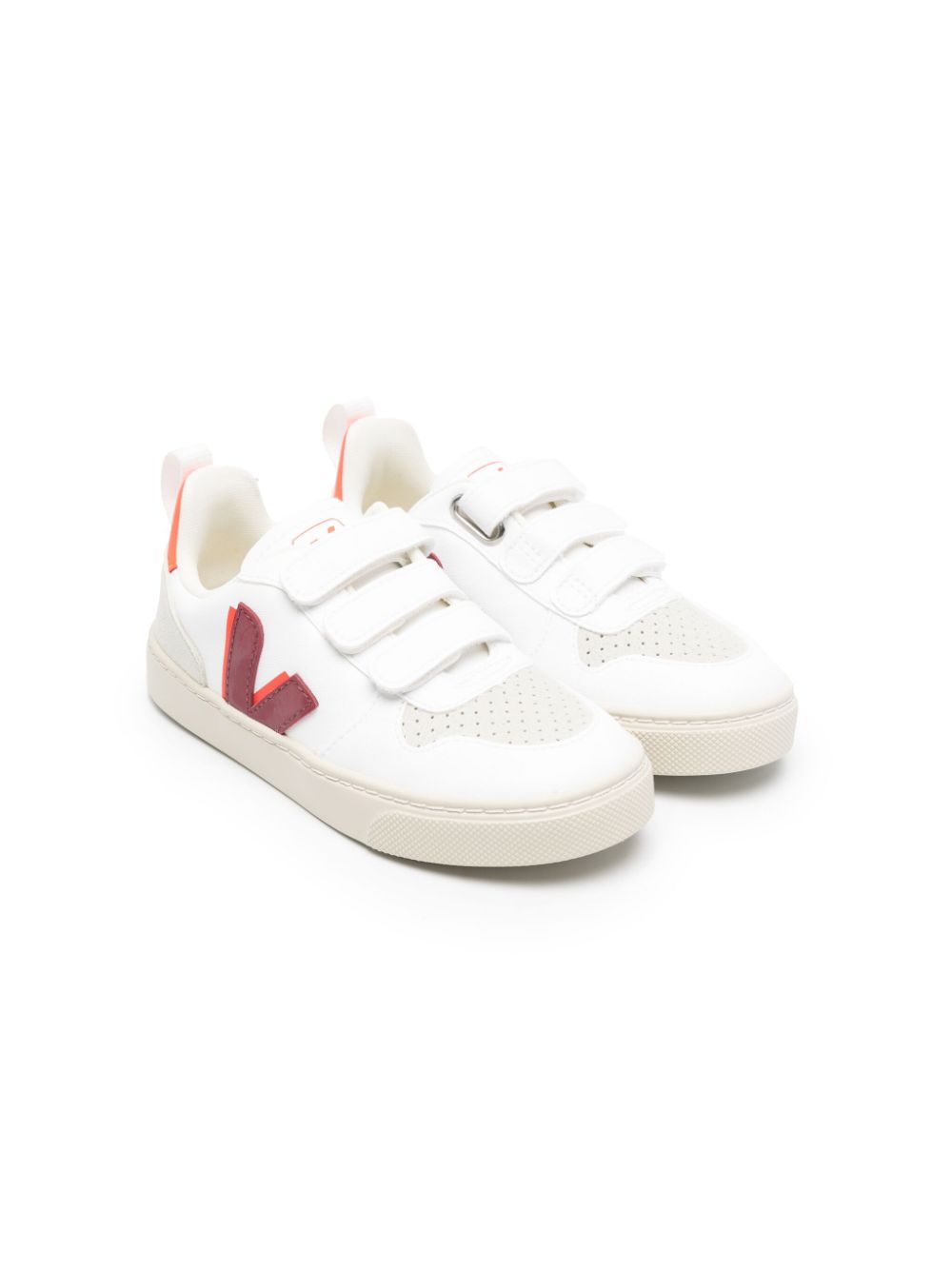 VEJA Kids V-10 Sneakers mit Klettverschluss - Weiß von VEJA Kids