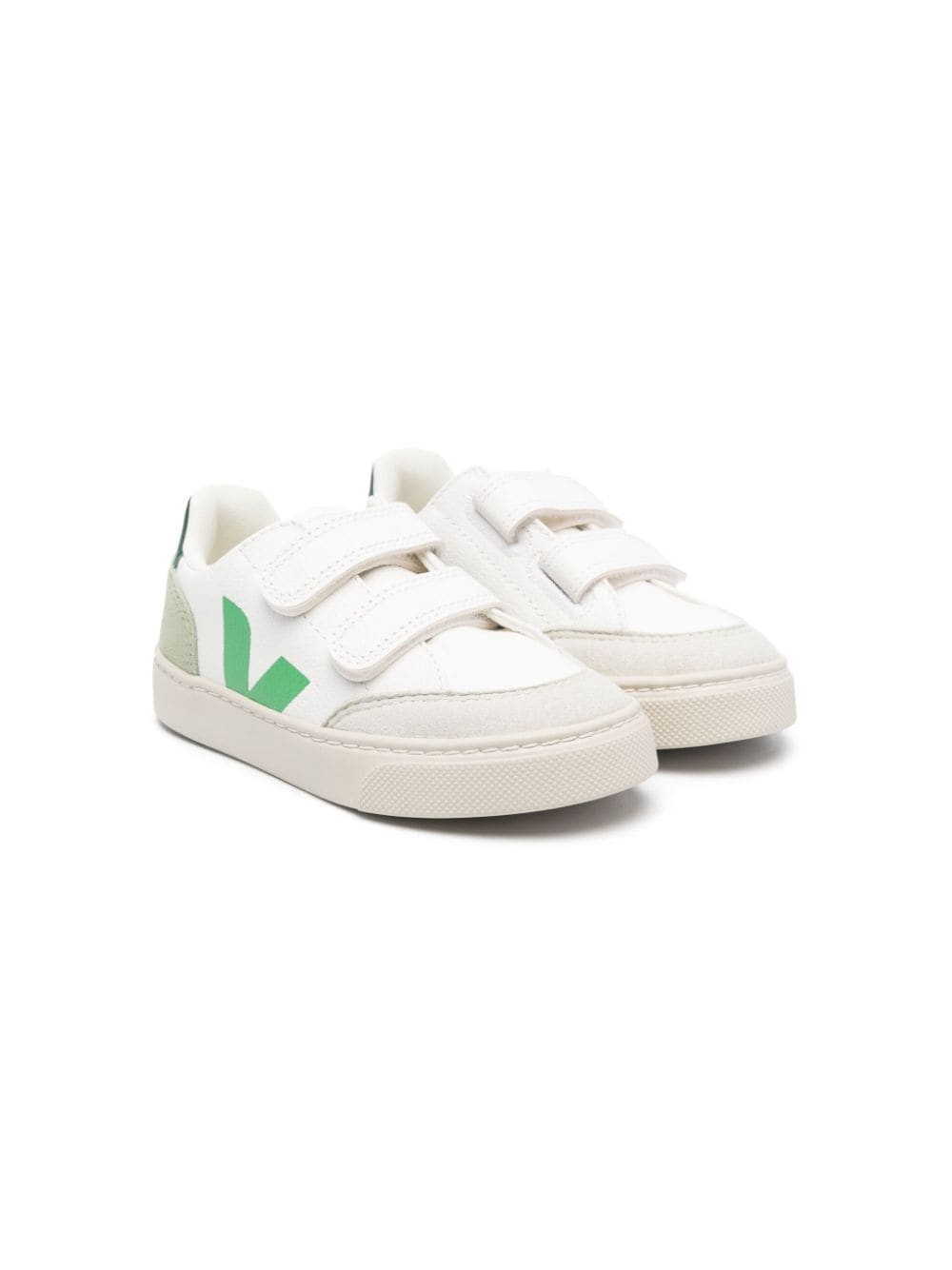 VEJA Kids V-12 ChromeFree Sneakers - Nude von VEJA Kids