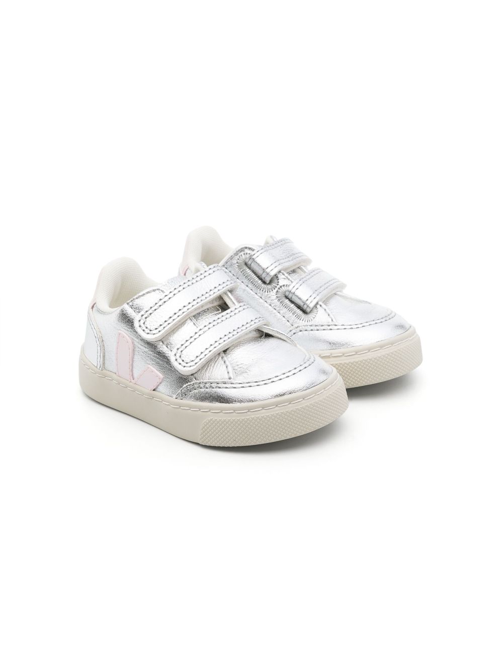 VEJA Kids V-12 ChromeFree Sneakers - Silber von VEJA Kids