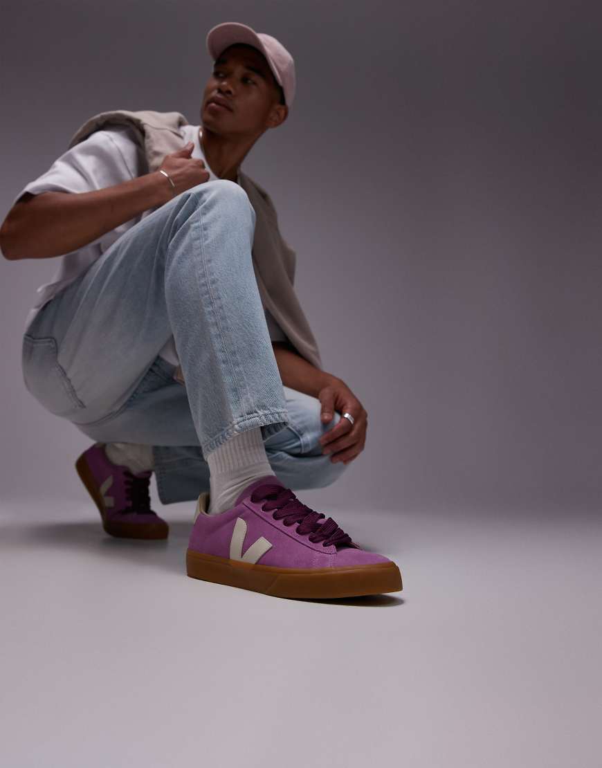 VEJA - Campo - Auffällige Sneaker aus Wildleder in Rosa VEJA - Campo - Auffällige Sneaker aus Wildleder in Rosa von VEJA