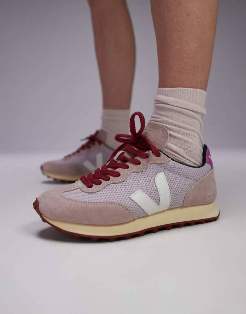 VEJA - Rio Branco - Wildleder-Sneaker aus Alveomesh in Rosa von VEJA
