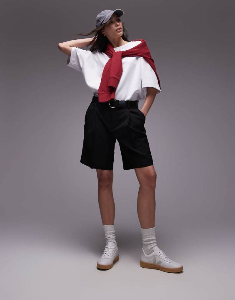 VEJA - V-10 - Sneaker aus natürlichem Leder in Extra-Weiß von VEJA