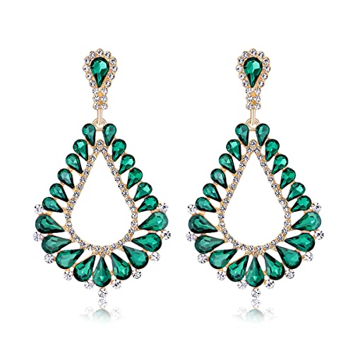 Grün Strass Ohrring für Damen Glitzer Hänge Statement Ohrringe Hochzeit Statement Ohrringe Strass Kristall Teardrop Ohrringe Braut Tropfen Ohrringe Brautjungfern Brautschmuck Ohrringe Grün Grün Strass Ohrring für Damen Glitzer Hänge Statement Ohrringe Hochzeit Statement Ohrringe Strass Kristall Teardrop Ohrringe Braut Tropfen Ohrringe Brautjungfern Brautschmuck Ohrringe Grün von VELESAY