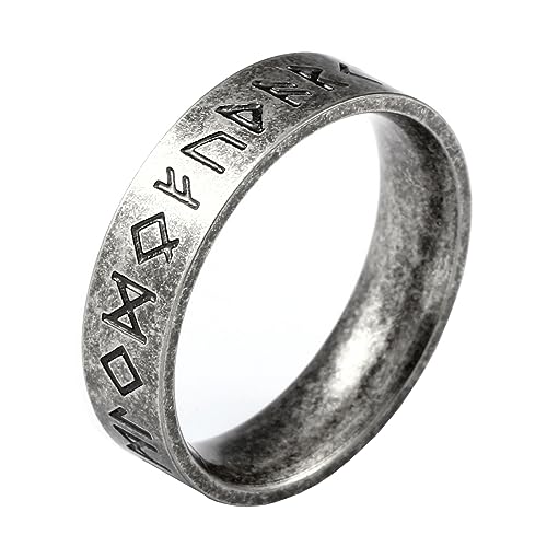 VELESAY Edelstahl Viking Herren Ring - Wikinger Nordische Mythologie Schmuck - Punk Biker Gothic Hip Pop Stil VELESAY Edelstahl Viking Herren Ring - Wikinger Nordische Mythologie Schmuck - Punk Biker Gothic Hip Pop Stil von VELESAY