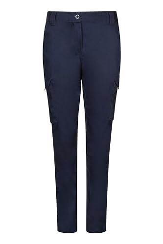 VELILLA Damen Stretchhose Mehreren Taschen Arbeitshose, Marineblau, 38 von VELILLA