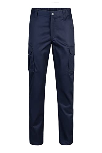 Velilla Herren 103001 Hose mit Mehreren Taschen, Farbe Navy, Größe 48 Arbeitshose, Marineblau, Slim von VELILLA