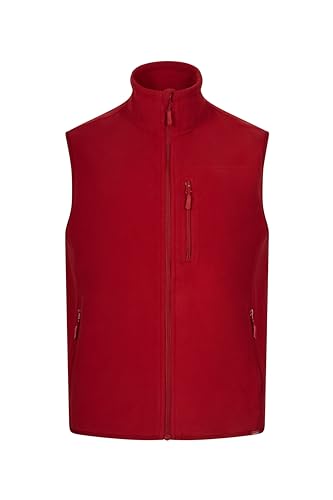 VELILLA Unisex Fleece Weste, rot, L von VELILLA