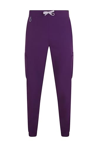 VELILLA Unisex Pantalón Pijama Jogger Color Ciruela Talla L Purestretch Jogginghose, Pflaume, L Slim von VELILLA