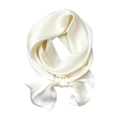 VELLETTE Damen Halstuch Seidentuch Schal Langer Streifen Kopftuch Seide Multifunktion Halstücher Gürtelband von VELLETTE