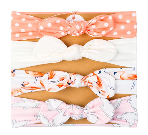 Vellette Stirnbander Haarband mehrfarbig Stirnband Haarschleifen | weich und Hautfreundlich fur Bebe Madchen Kinder 3Stück von VELLETTE