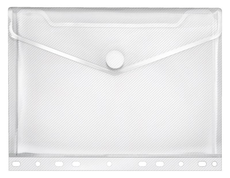 VELOFLEX Dokumententasche VeloflexDokumentenhülle Crystal A5 mit Klettverschluss von VELOFLEX