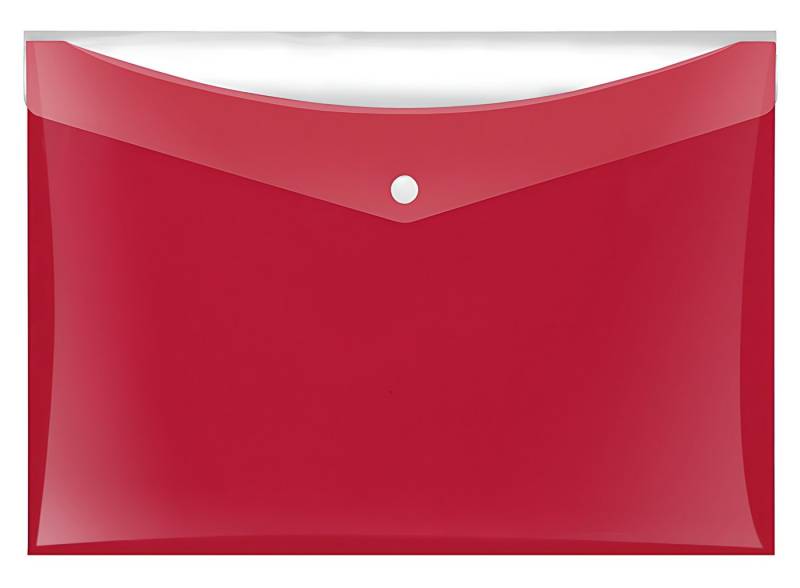 VELOFLEX Dokumententasche VeloflexSammeltaschen A4 rot mit zusätzlicher Tasche von VELOFLEX