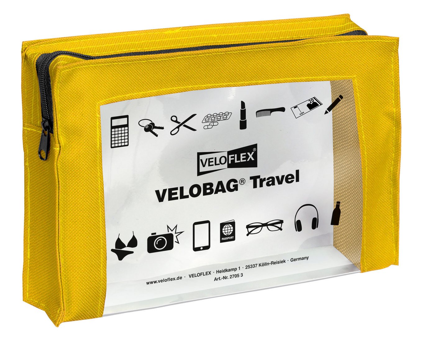 VELOFLEX Dokumententasche VeloflexVELOBAG Travel A5 gelb gelb von VELOFLEX