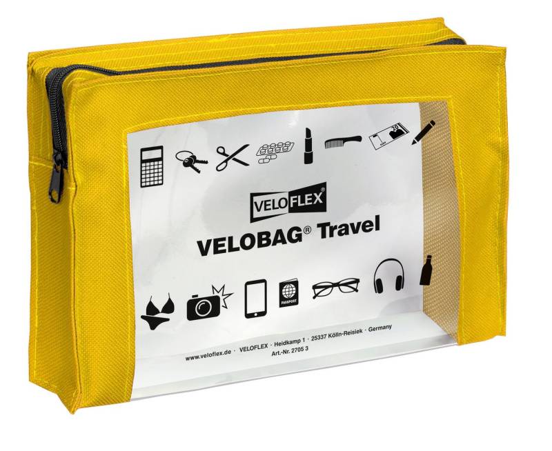 VELOFLEX Dokumententasche VeloflexVELOBAG Travel A5 gelb gelb von VELOFLEX