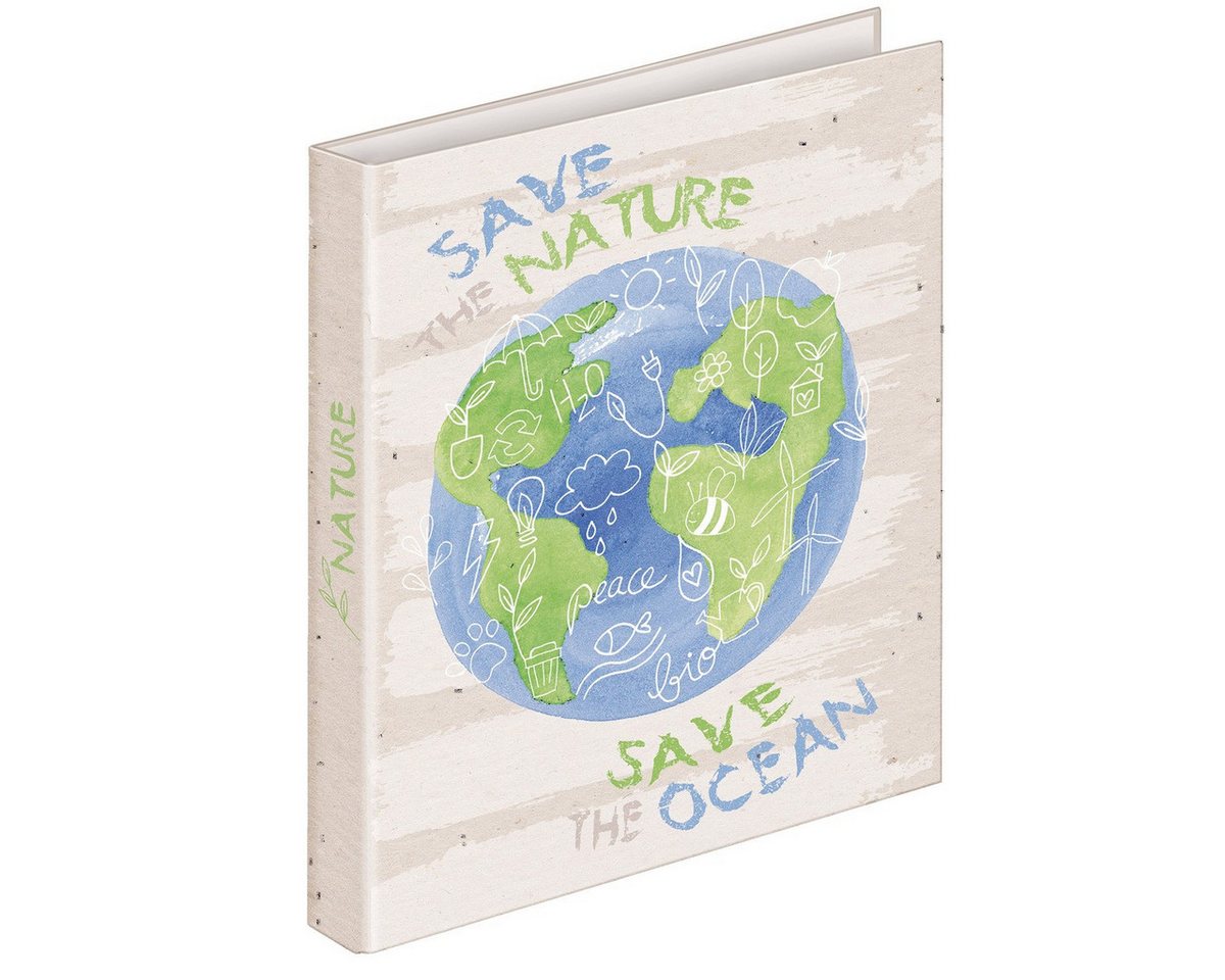 VELOFLEX Freizeittasche VELOFLEX Schulordner Nature 2 Ringe DIN A4 Rückenbreite 2,5cm von VELOFLEX