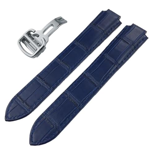 VELORE Uhrenarmband aus Kalbsleder, für Ballon Bleu de Cartier konvexe Uhrenarmbänder mit 14/16/18/20/22 mm, 20mm gold clasp, Achat von VELORE