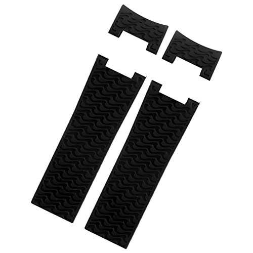 VELORE Wasserdichtes Uhrenarmband für Ulysse Nardin, Silikon-Gummi-Armband, Sport-Armband, Ersatz-Uhrenzubehör, Teile(5) von VELORE