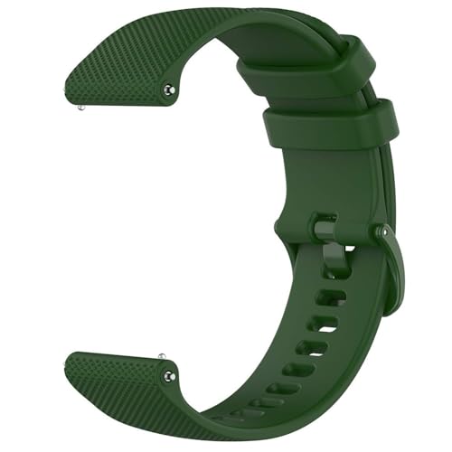 VELULYX Armband kompatibel mit Garmin Venu 2S/Venu 3S/Vivomove 3S/Vivoactive 4S, 18mm weiches Silikonband für Fossil Gen 6/5E/3/4/Withings Steel HR 36 mm/ScanWatch 2 38 mm von VELULYX