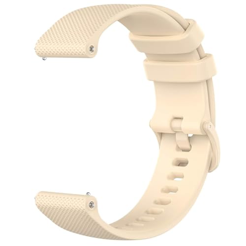 VELULYX Armband kompatibel mit Garmin Venu 2S/Venu 3S/Vivomove 3S/Vivoactive 4S, 18mm weiches Silikonband für Fossil Gen 6/5E/3/4/Withings Steel HR 36 mm/ScanWatch 2 38 mm von VELULYX