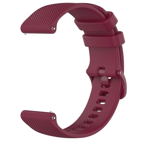 VELULYX Armband kompatibel mit Garmin Venu 2S/Venu 3S/Vivomove 3S/Vivoactive 4S, 18mm weiches Silikonband für Fossil Gen 6/5E/3/4/Withings Steel HR 36 mm/ScanWatch 2 38 mm von VELULYX