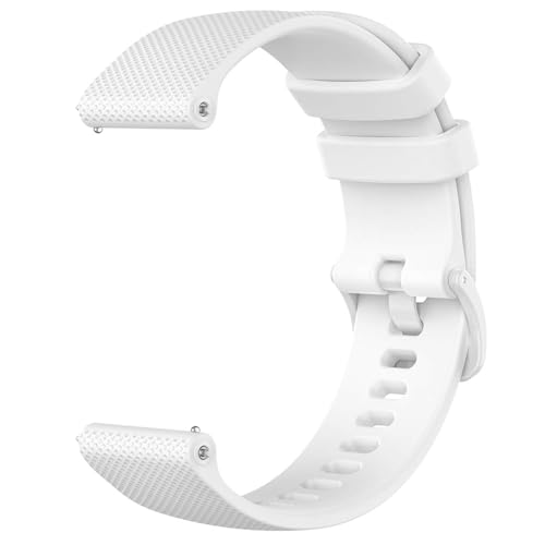 VELULYX Armband kompatibel mit Garmin Venu 2S/Venu 3S/Vivomove 3S/Vivoactive 4S, 18mm weiches Silikonband für Fossil Gen 6/5E/3/4/Withings Steel HR 36 mm/ScanWatch 2 38 mm von VELULYX