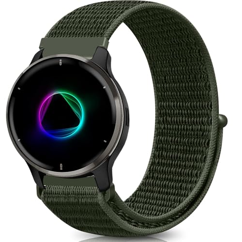 VELULYX Elastisches Nylon Armband kompatibel mit Garmin Venu Sq/Sq Music/Venu Sq 2/Sq 2 Music, 20mm elastisches Armband für Garmin Venu 2 Plus/Vivoactive 5/3/3 Music/Venu/Forerunner 55 245 645 VELULYX Elastisches Nylon Armband kompatibel mit Garmin Venu Sq/Sq Music/Venu Sq 2/Sq 2 Music, 20mm elastisches Armband für Garmin Venu 2 Plus/Vivoactive 5/3/3 Music/Venu/Forerunner 55 245 645 von VELULYX