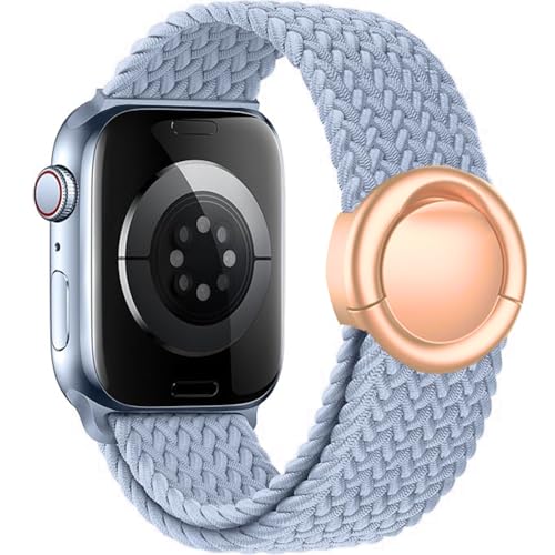 VELULYX Geflochtenes armband Solo Loop Kompatibel mit Apple Watch armband 38mm 40mm 41mm 42mm 44mm 45mm 46mm 49mm, Strapy Stretchy Runde Schnalle für iWatch Serie 10 9 8 7 6 5 4 3 Ultra 2 1 SE VELULYX Geflochtenes armband Solo Loop Kompatibel mit Apple Watch armband 38mm 40mm 41mm 42mm 44mm 45mm 46mm 49mm, Strapy Stretchy Runde Schnalle für iWatch Serie 10 9 8 7 6 5 4 3 Ultra 2 1 SE von VELULYX