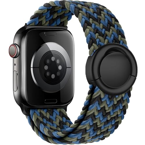 VELULYX Geflochtenes armband Solo Loop Kompatibel mit Apple Watch armband 38mm 40mm 41mm 42mm 44mm 45mm 46mm 49mm, Strapy Stretchy Runde Schnalle für iWatch Serie 10 9 8 7 6 5 4 3 Ultra 2 1 SE von VELULYX